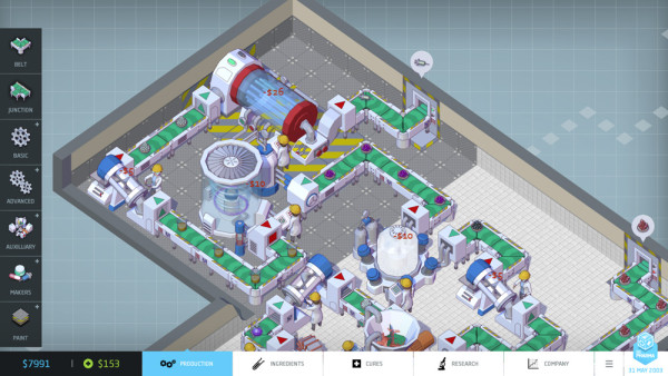 The various machines allow you to manipulate the properties of the drugs in very direct ways